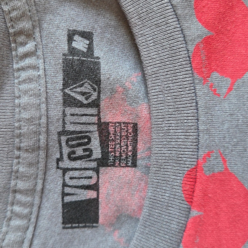 Volcom Y2K Extra Long Baby Tee  15in p2p - Picture 3 of 6